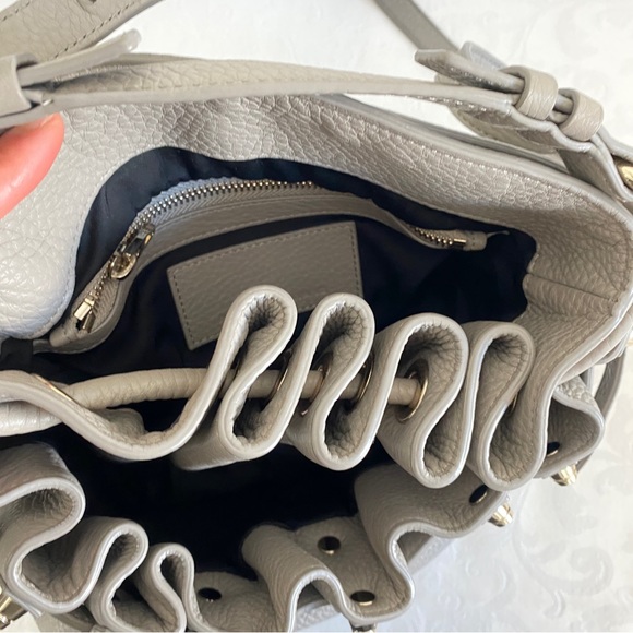 Alexander Wang Gray Diego Studded Drawstring Bag - Picture 11 of 15